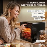 Сушилка для овощей и фруктов Meyvel MDH8-2S black