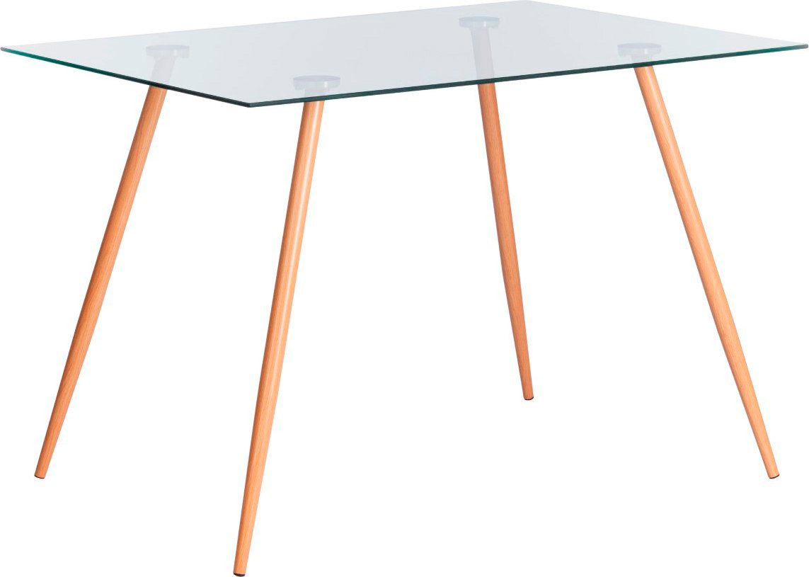 

Кухонный стол TetChair Sophia 80x110x75 металл/стекло/бук (прозрачный)