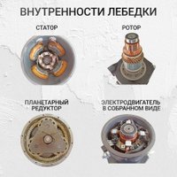 Лебедка Shtapler P (J) 12В 6000lb 2948кг 13м 71065416