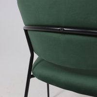 Стул с подлокотниками Алвест AV 433 (изумрудный бархат H-30/черный)