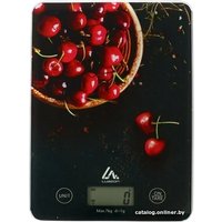 Кухонные весы Luazon LVK-702 (черешня)