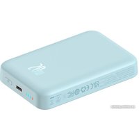Внешний аккумулятор Baseus Magnetic Mini Air Wireless Fast Charge Power Bank 20W 10000mAh (голубой)