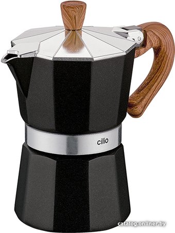 Гейзерная кофеварка Cilio Classico Natura 321371 (3 порции)