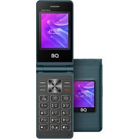 Кнопочный телефон BQ BQ-2412 Shell Duo (бирюзовый)