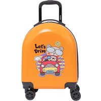 Чемодан-спиннер Ecotope Машина 324-Z-1-16-ORN (оранжевый)