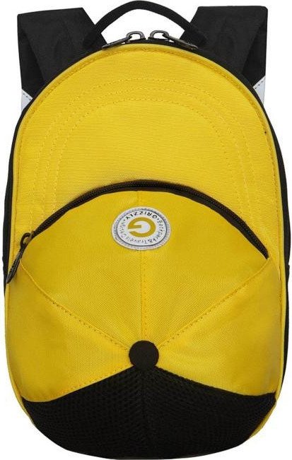 

Детский рюкзак Grizzly RS-673-1 (черный/желтый)