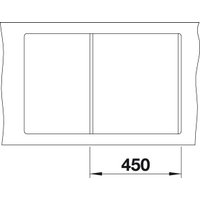 Кухонная мойка Blanco Metra 45 S-F 527290 (вулканический серый)
