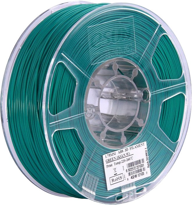 

Пластик eSUN ABS 1.75 мм 1000 г (зеленый)