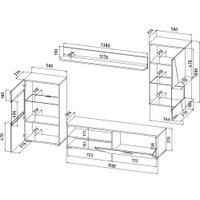 Горка Интерлиния Neo-6 без подсветки (белый/пепел) в Бресте