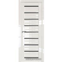 Межкомнатная дверь ProfilDoors 76L R 80x200 (магнолия люкс, стекло графит)