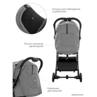 Коляска прогулочная «книга» Indigo Onyx (серый)