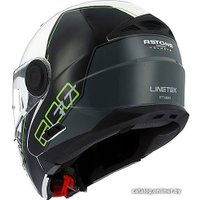 Мотошлем Astone RT800 Linetek (зеленый/белый)