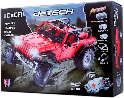 

Конструктор CaDa Detech радиоуправляемый Adventure Off-Road Wrangler Jeep C61006W