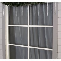 Светодиодная гирлянда Luazon Сосульки рифленые 2.5x0.3 м 5248341 (белый)