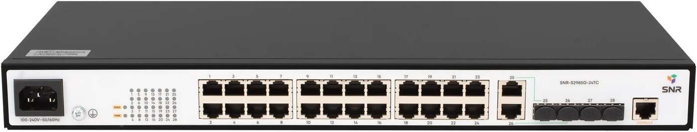 

Управляемый коммутатор 2-го уровня SNR SNR-S2985G-24TC