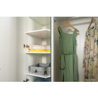 Шкаф распашной Mobi Остин 13.336.03 (белый PE шагрень/дуб золотой craft/белая шагрень 4101 ПВХ)