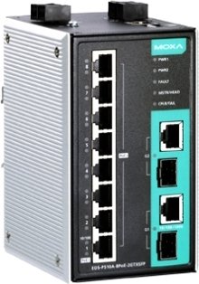 

Управляемый коммутатор 2-го уровня Moxa EDS-P510A-8PoE-2GTXSFP-T