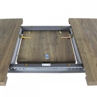 Кухонный стол Виста Саппоро 90x160/201 (дуб олово/матовый черный)