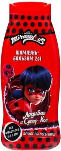 Шампунь-кондиционер детский Miraculous 94996 2 в 1 Чудесная Леди Баг 400 мл