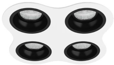 

Точечный светильник Lightstar Domino D64607070707