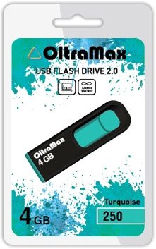 

USB Flash OltraMax 250 4GB (бирюзовый) [OM-4GB-250-Turquoise]