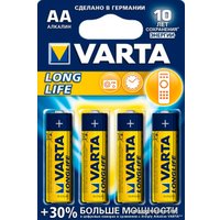 Батарейка Varta Long Life AA 4 шт.