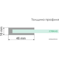 Душевой уголок Wasserkraft Alme 15R33
