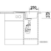 Кухонная мойка Blanco Enos 40 S (антрацит) [513799]