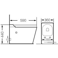 Унитаз приставной Grossman GR-PR-5501