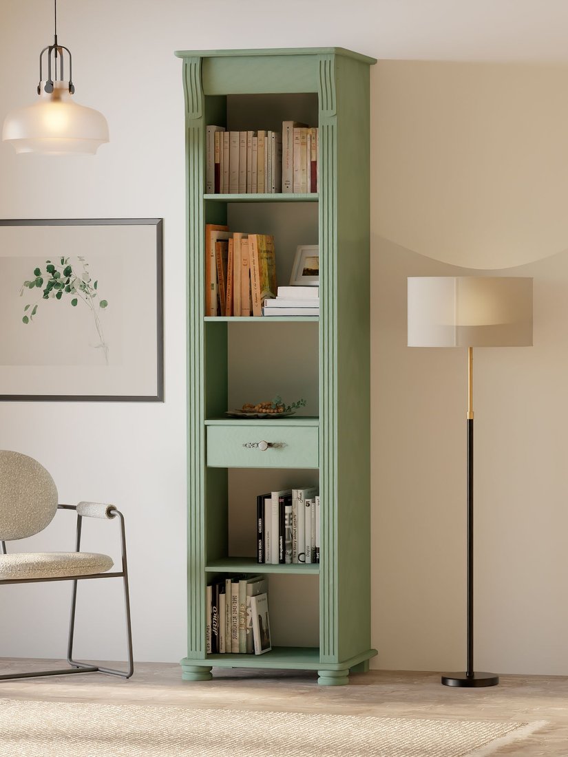 

Книжный шкаф Диприз Susanna 1 ящ Д.30031.1 (сосна/pantone 5497)