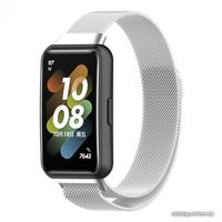 Браслет Rumi Milanese loop металлический для Huawei Band 7 (серебристый)