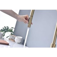 Смеситель Paulmark Senso Se215180-SBG (золото/светлое брашированное золото)