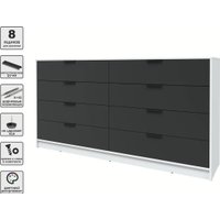 Комод Интерлиния Концепт КТ-К197 (антрацит/белый платинум)