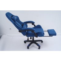 Игровое (геймерское) кресло Calviano 1584 (велюр, синий)
