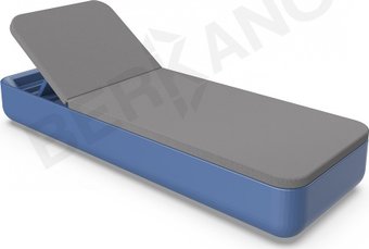 Шезлонг Berkano Grace (синий/графитовый)