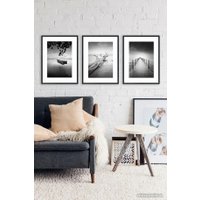 Картина Miram ЧБ. Заброшенная пристань 230403304 (30x40)