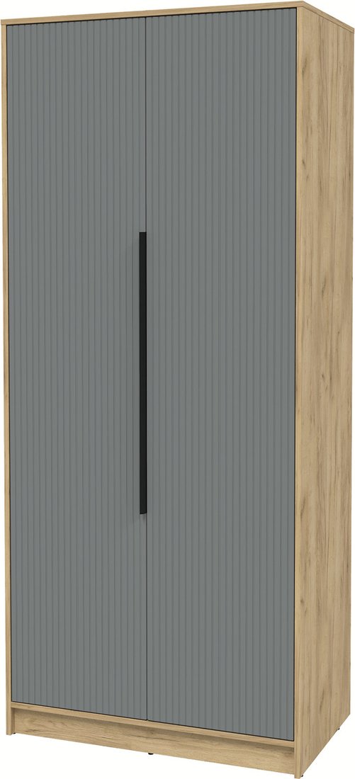 

Шкаф распашной Интерлиния Концепт Лайн КТ-Ш2 (дуб золотой/серый)