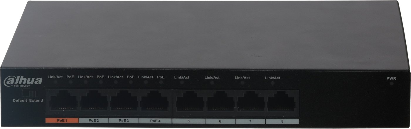 

Неуправляемый коммутатор Dahua DH-PFS3008-8ET-60