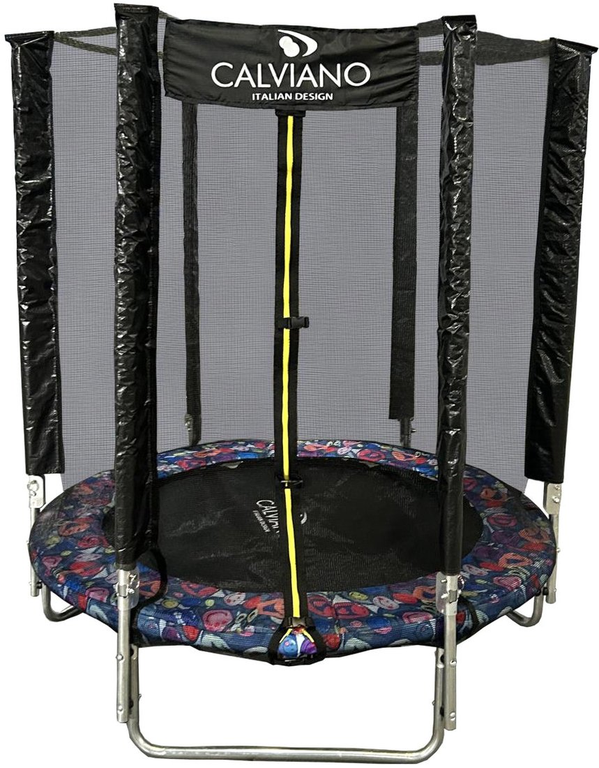 

Батут Calviano Smile 140 см-4.5FT с внешней сеткой складной