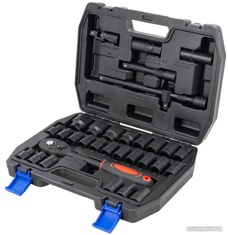 Набор трещотка с головками ForceKraft FK-4323-3MPB (32 предмета)