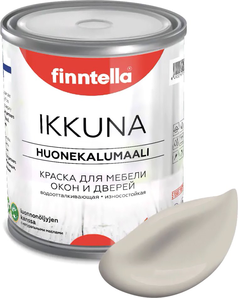 

Краска Finntella Ikkuna Sansa F-34-1-1-FL083 0.9 л (серо-бежевый)