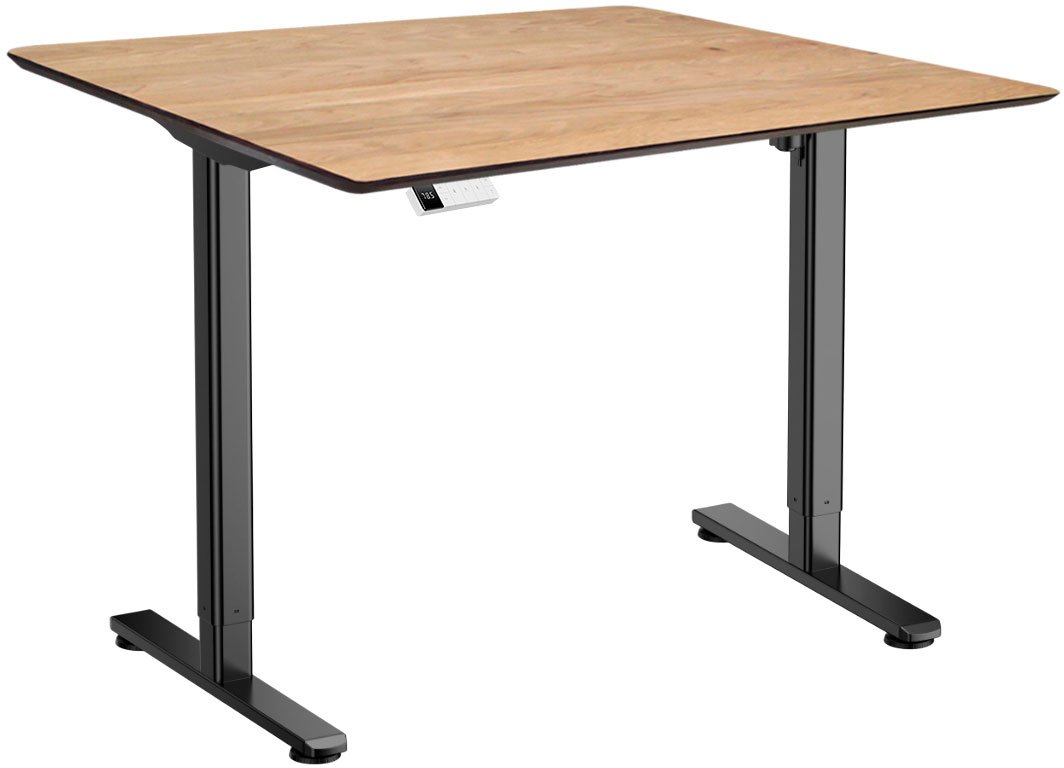 

Стол для работы стоя ErgoSmart Wooden Electric Desk Slim 1300х750х27 мм (скошенный край, дуб натуральный/черный)
