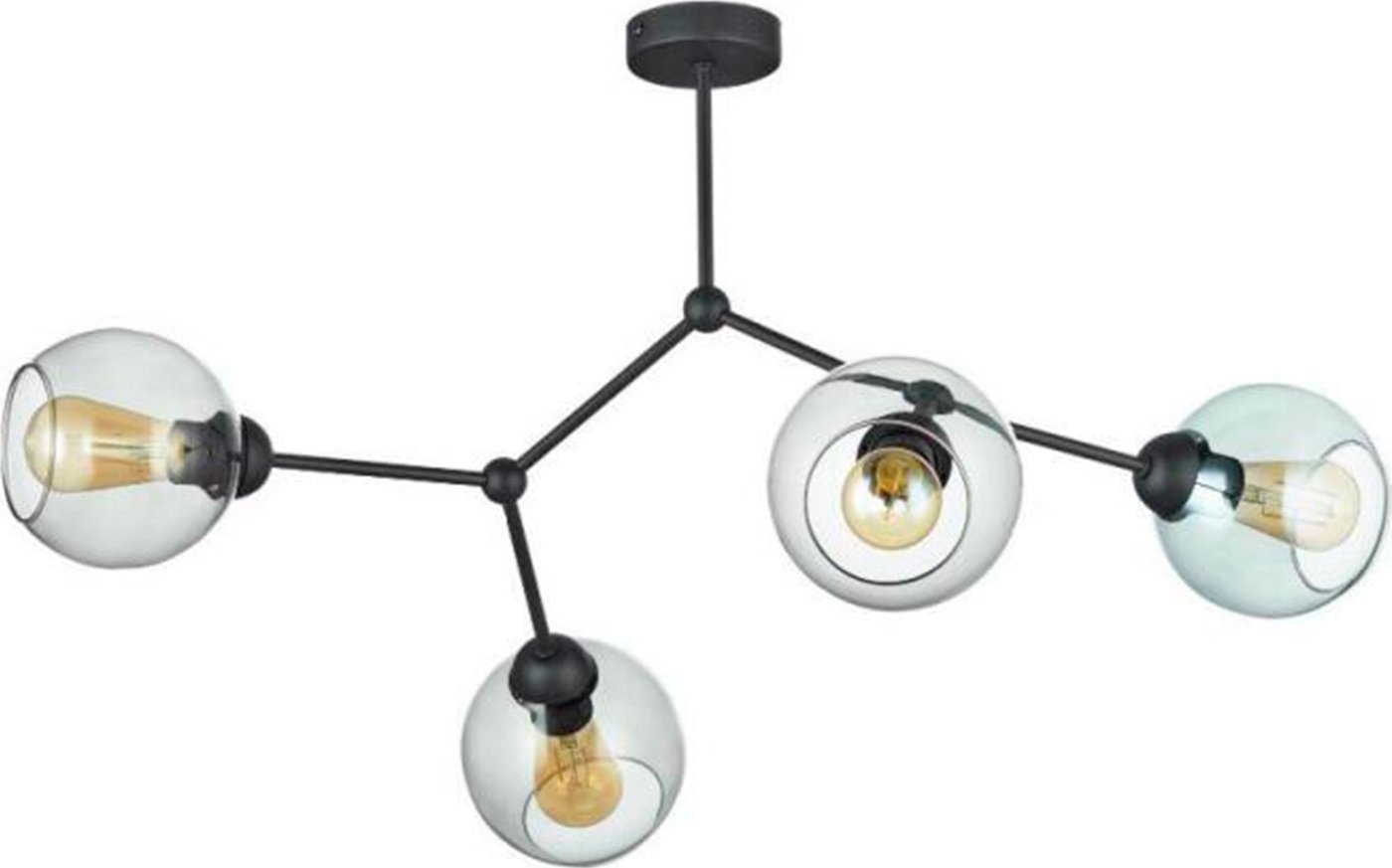 

Подвесная люстра AksHome Atom 4 (дымчатый)