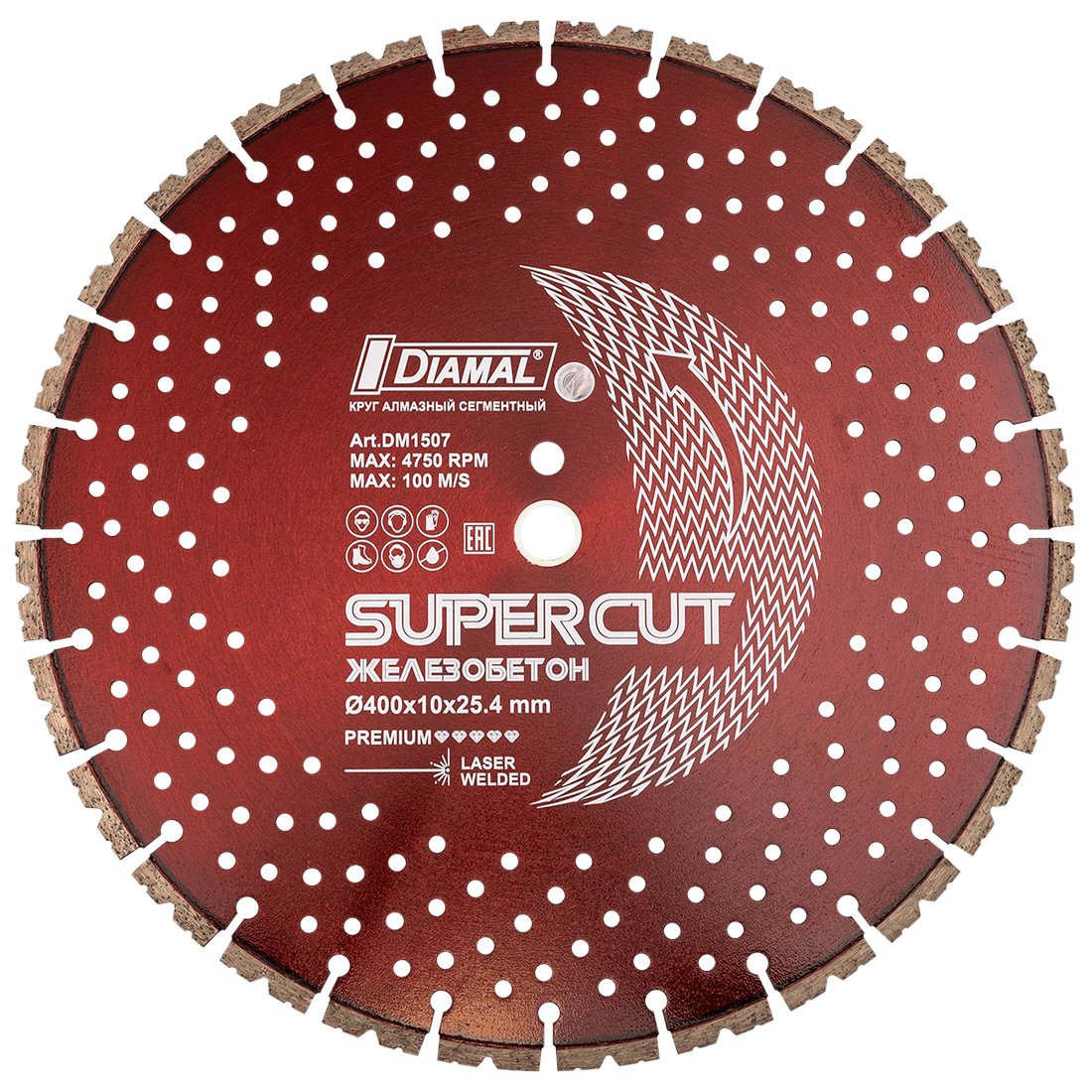 

Отрезной диск алмазный Diamal DM1507