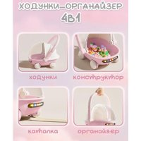 Каталка Bubago Tuko BG 185-2 (розовый)