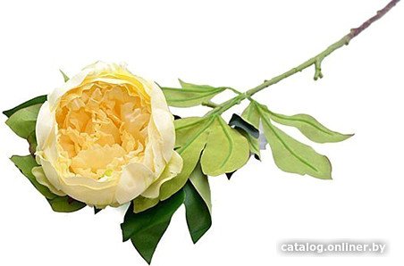 Искусственный цветок Forgarden Пион BN10772 (желтый/кремовый)