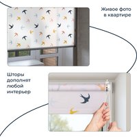 Мини рулонные шторы Franc Gardiner Print Небесные ласточки 70х160 9403217927 (мультиколор)