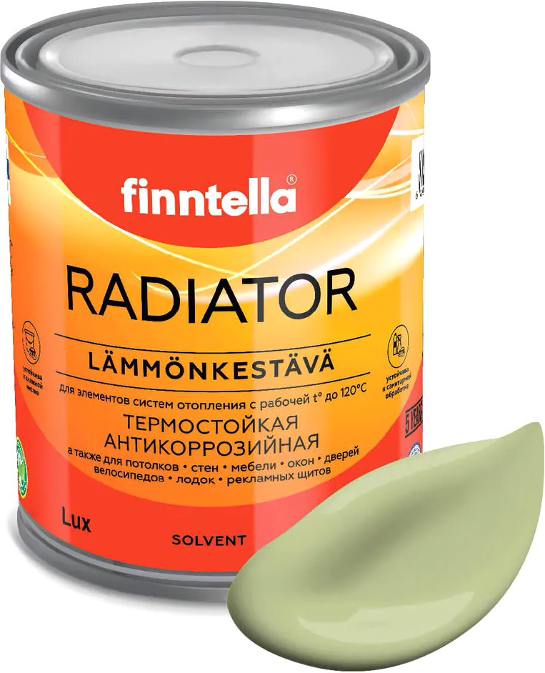 

Краска Finntella Radiator Vihrea Tee F-19-1-1-FL033 0.9 л (пастельно-зеленый)