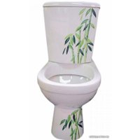 Унитаз напольный Rosa Комфорт Декор (бамбук) в Витебске