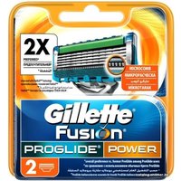 Сменные кассеты для бритья Gillette Fusion5 Proglide Power (2 шт)